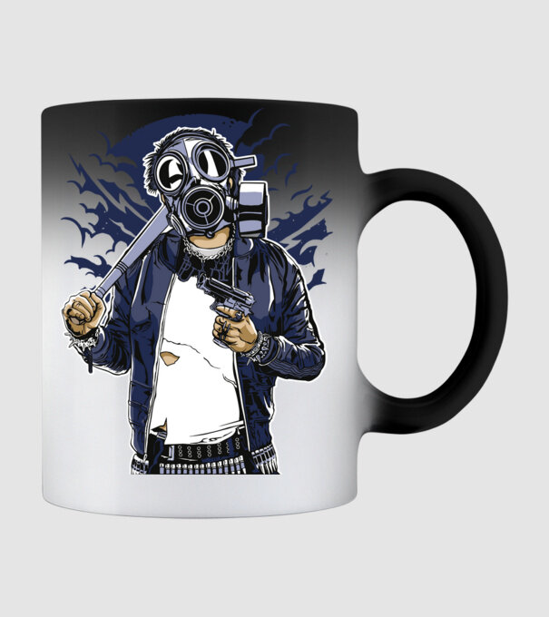 Graffiti model negru pe tricou