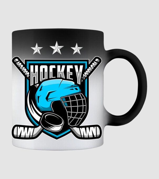 Hockey model negru pe tricou