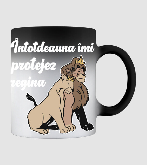 Întotdeauna îmi protejez regina model negru pe tricou