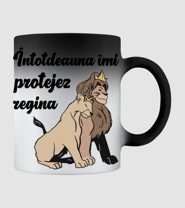Întotdeauna îmi protejez regina model negru pe tricou
