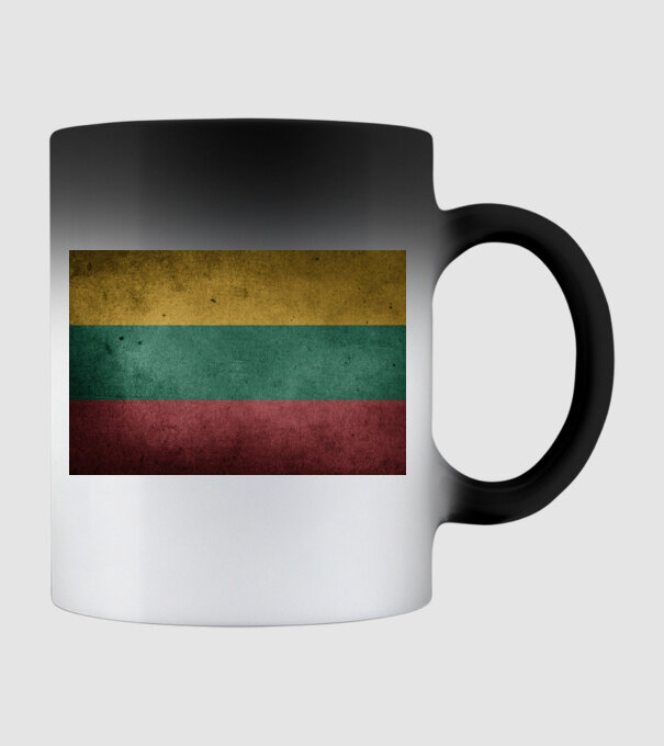 LITHUANIA model negru pe tricou
