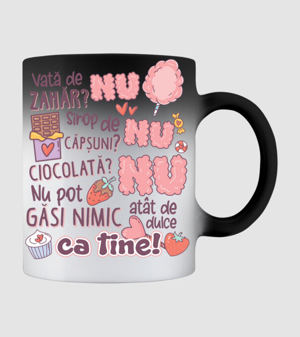 Nu pot găsi nimic-atât de dulce ca tine model negru pe tricou
