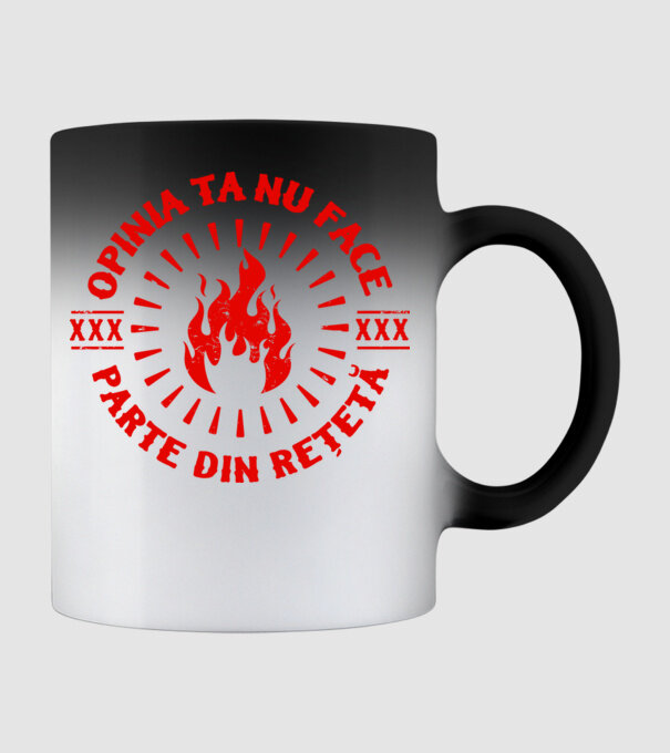 Opinia ta nu face parte din rețetă model negru pe tricou