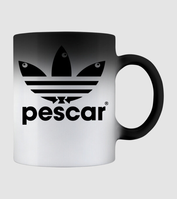 Pescar original model negru pe tricou