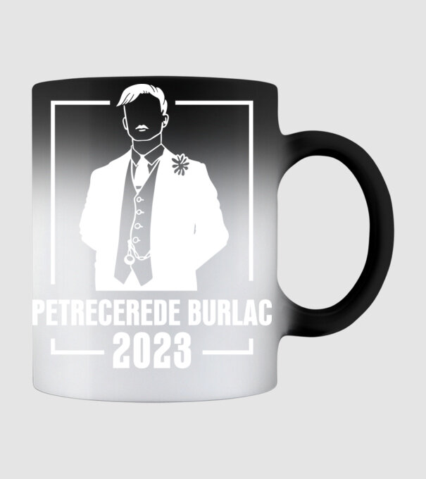 Petrecere de burlac model negru pe tricou