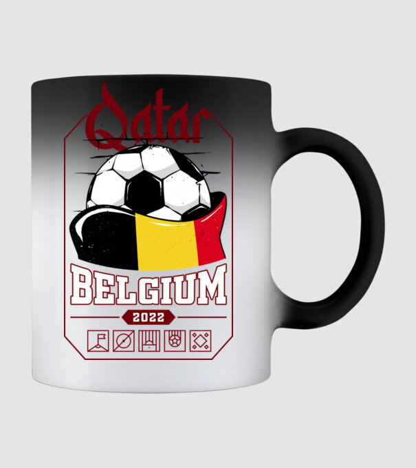 Qatar teams Belgium model negru pe tricou