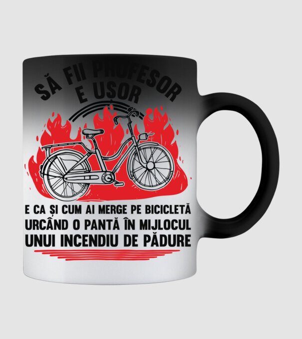 Să fii profesor e ușor model negru pe tricou