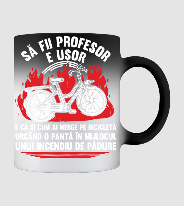 Să fii profesor e ușor model negru pe tricou