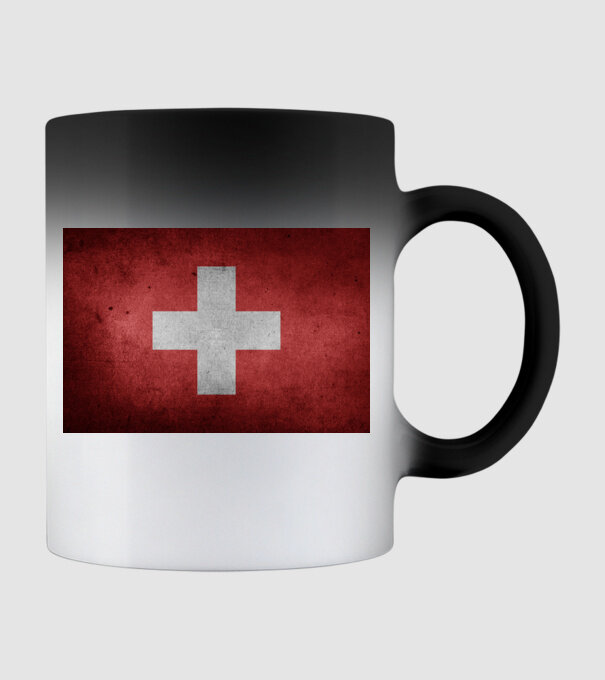 SWITZERLAND model negru pe tricou