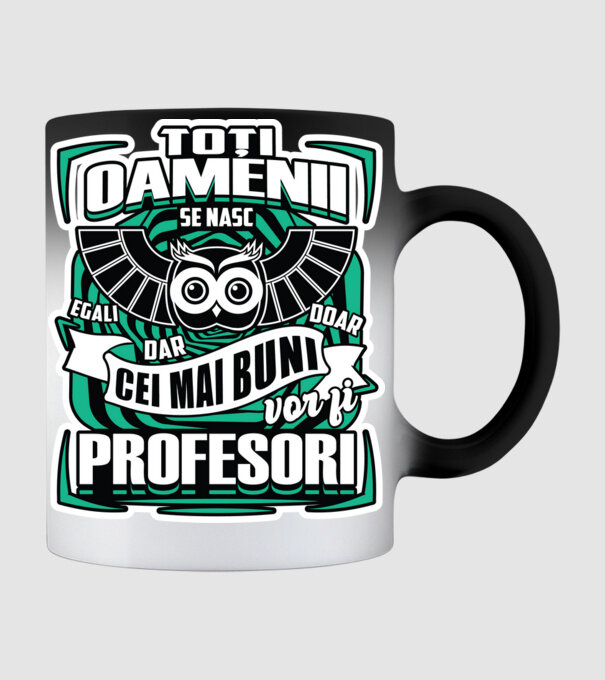 Toți oamenii profesori model negru pe tricou