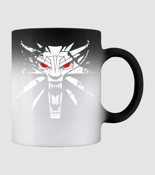 Witcher model negru pe tricou