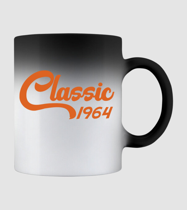 1964 Classic model negru pe tricou