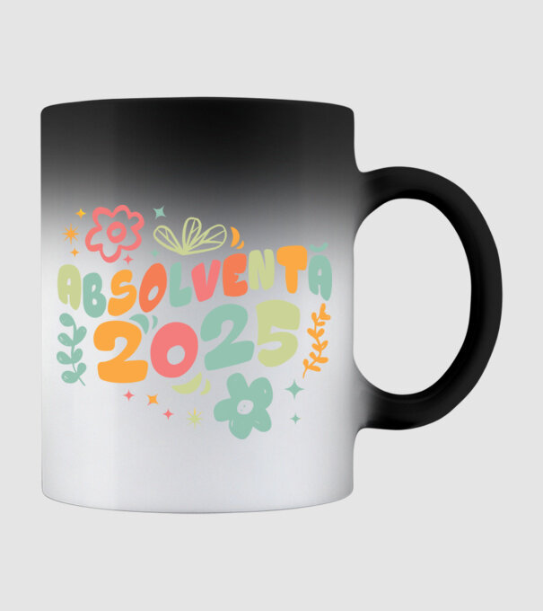 Absolventă 2025 model negru pe tricou