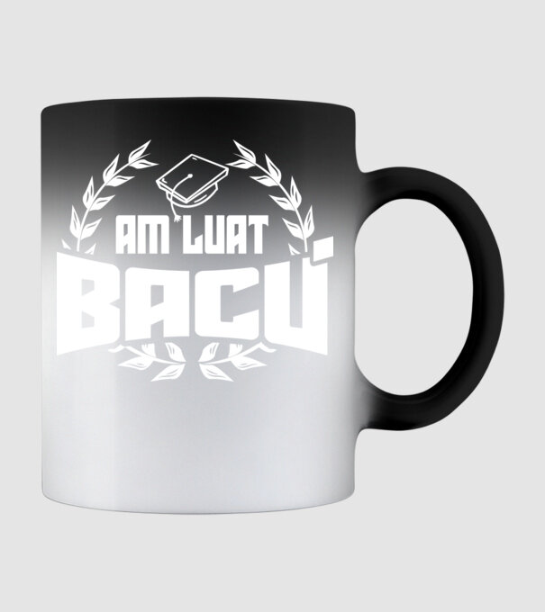 Am luat bacu model negru pe tricou