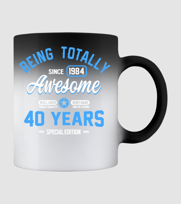 Being totally awesome 40 model negru pe tricou