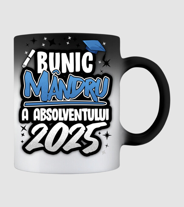 Bunic MÂNDRU a absolventului model negru pe tricou