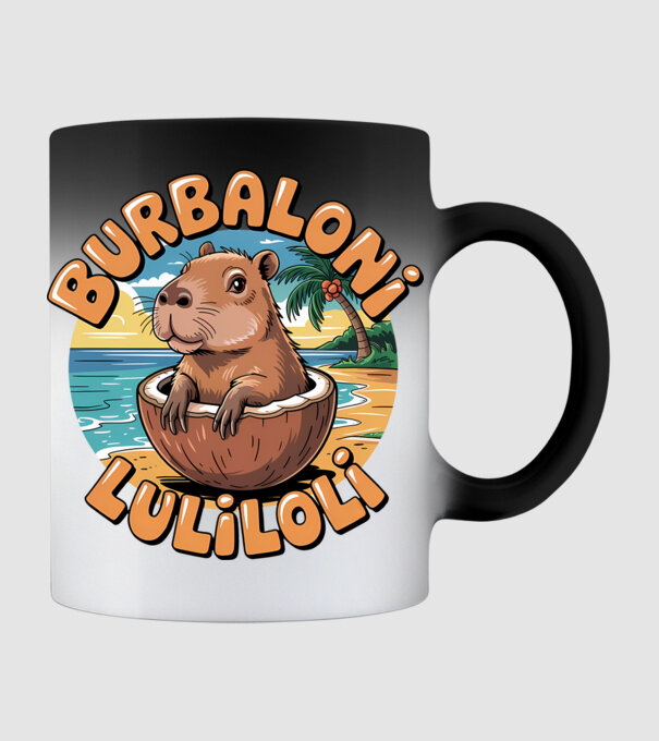 Burbaloni Luliloli model negru pe tricou