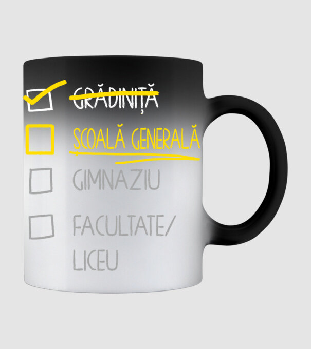 Cheklist educație - grădiniță negru model negru pe tricou