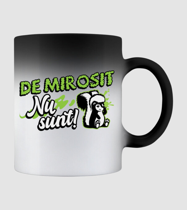De mirosit nu sunt model negru pe tricou