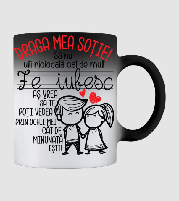 dragul meu soț javitott2411 model negru pe tricou