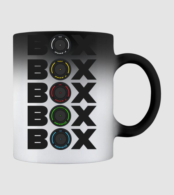 Forma1 box model negru pe tricou