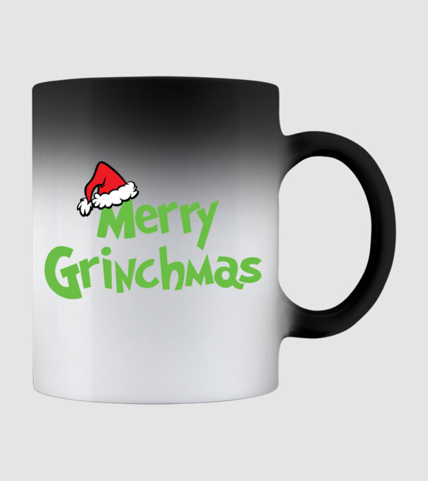 Grinchmas model negru pe tricou