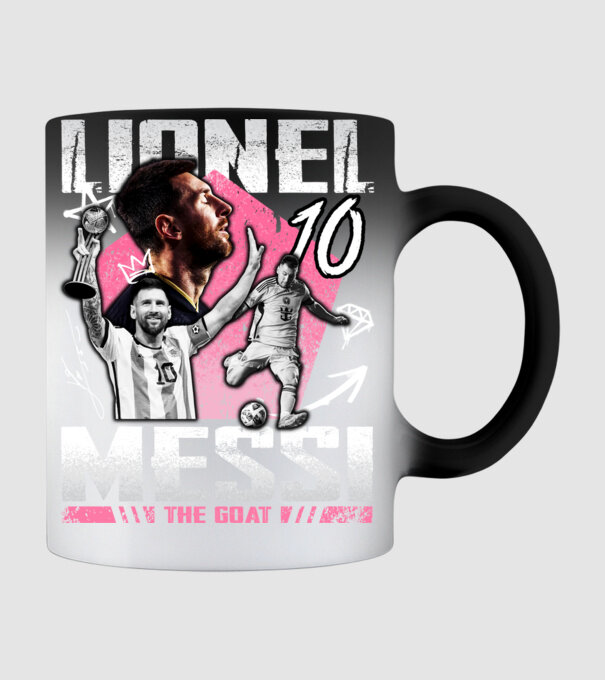 Messi tribute model negru pe tricou