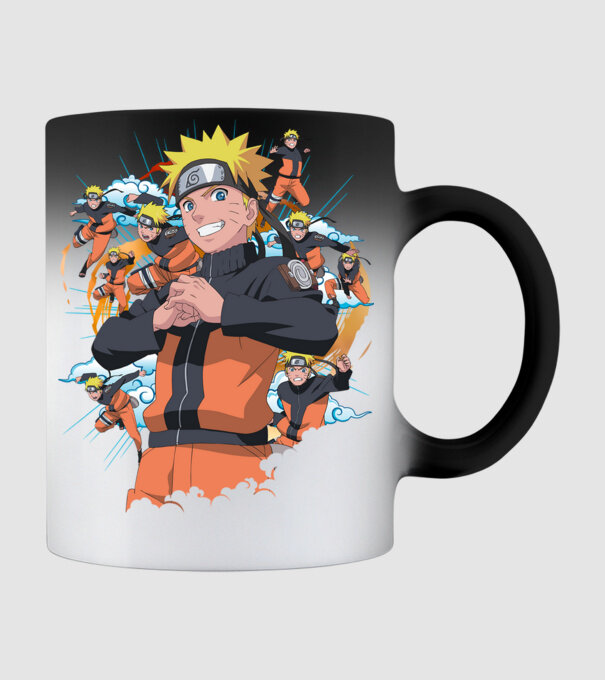 NARUTO model negru pe tricou