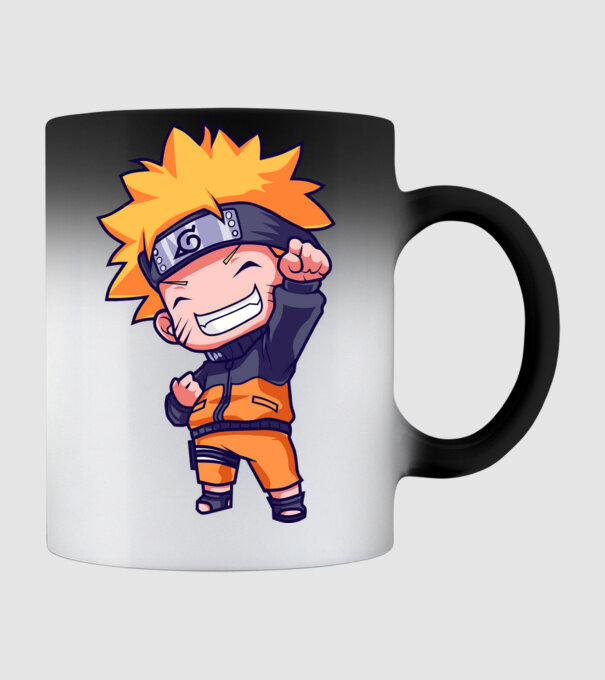 NARUTO model negru pe tricou