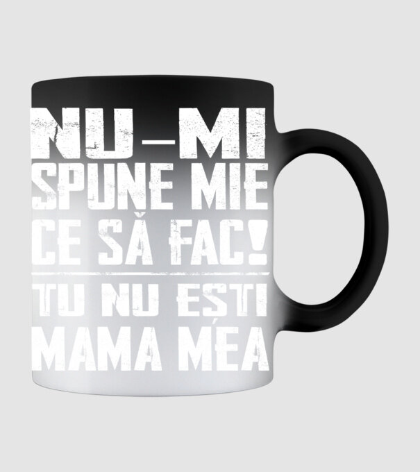 ne-mondd-meg-mit-csinaljak-ANYA-FEHER-RO model negru pe tricou