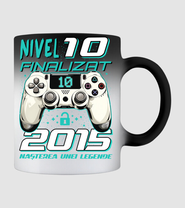Nivel finalizat 10 2015 model negru pe tricou