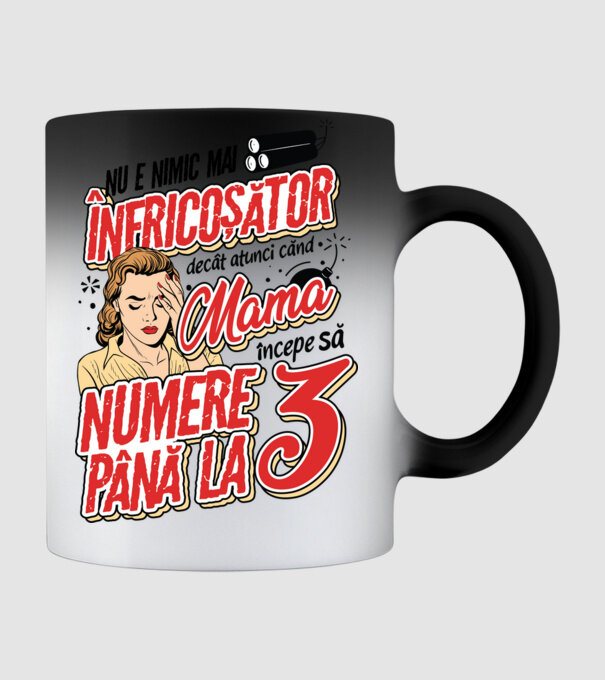 Nu e nimic mai înfricoșător decât model negru pe tricou