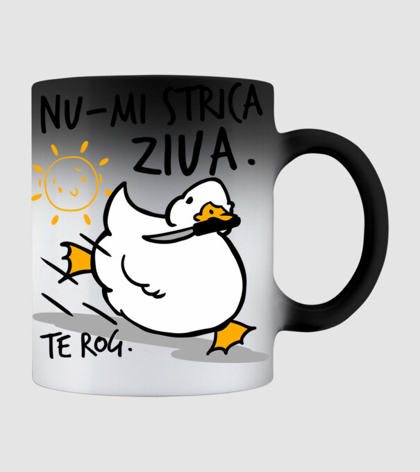 Nu-mi strica ziua. model negru pe tricou