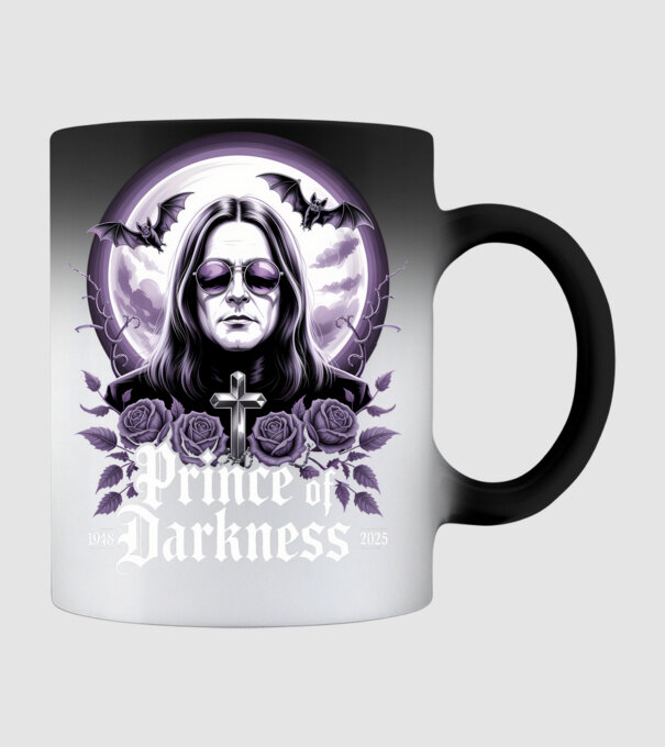 Prince of Darkness model negru pe tricou