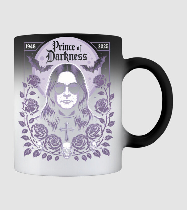 Prince of Darkness model negru pe tricou