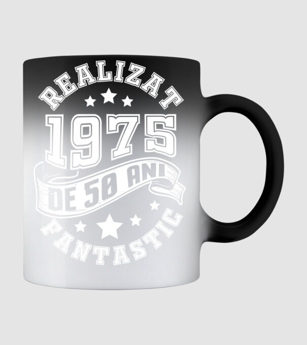 Realizat de fantastic - 1975 model negru pe tricou