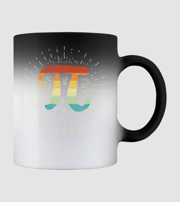 Retro Pi model negru pe tricou