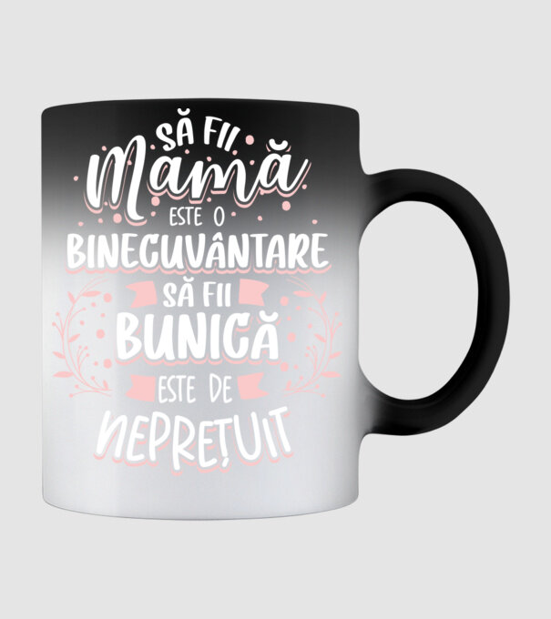 Să fii bunică este neprețuit model negru pe tricou
