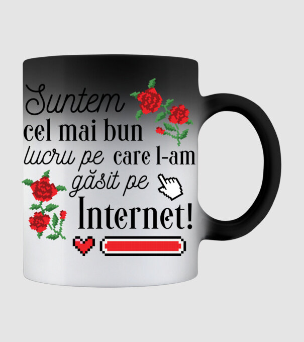 Suntem cel mai bun lucru pe care l-am găsit pe internet model negru pe tricou