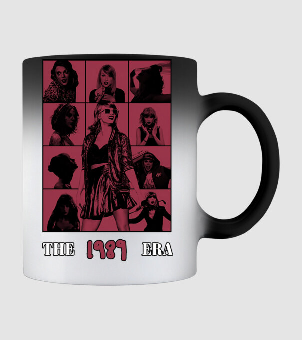 Taylor Swift ERAS red model negru pe tricou