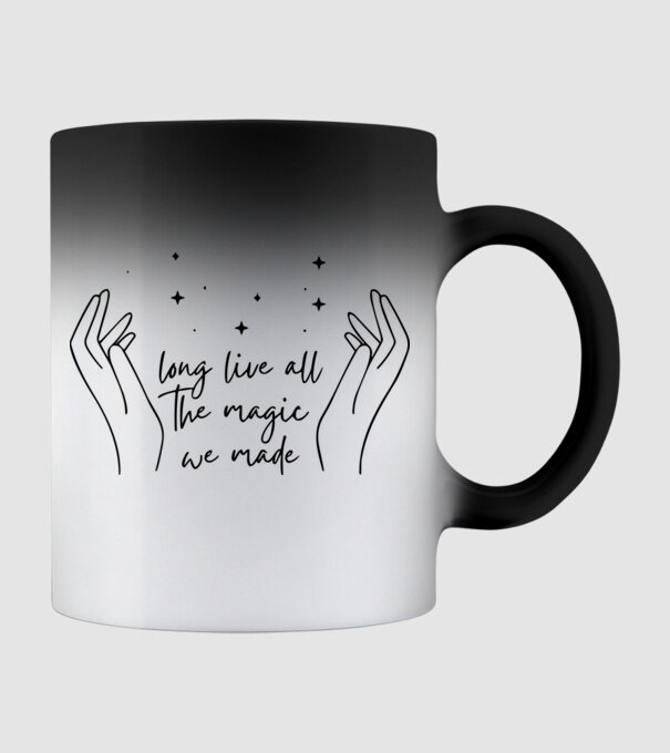Taylor Swift long live all the magic we made model negru pe tricou