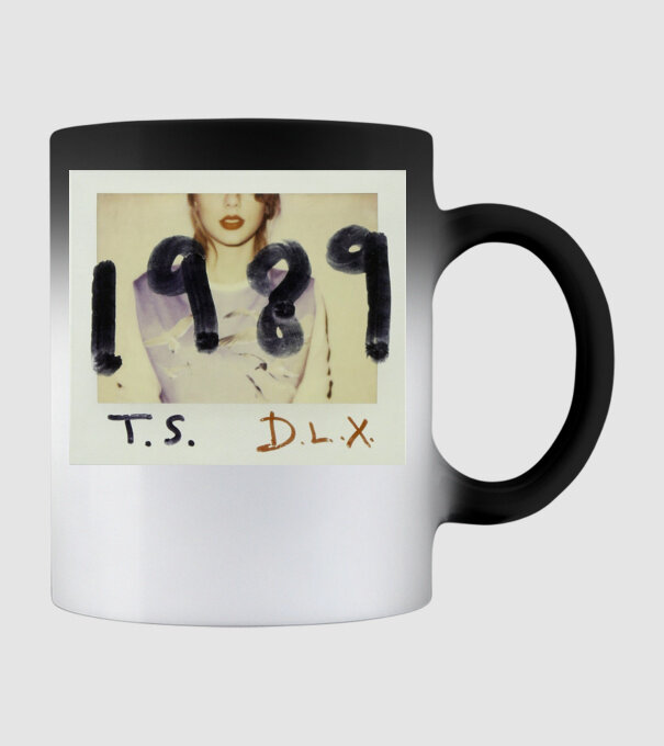 Taylor Swift polaroid model negru pe tricou