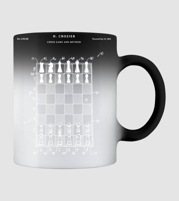 Chess Game method model negru pe tricou