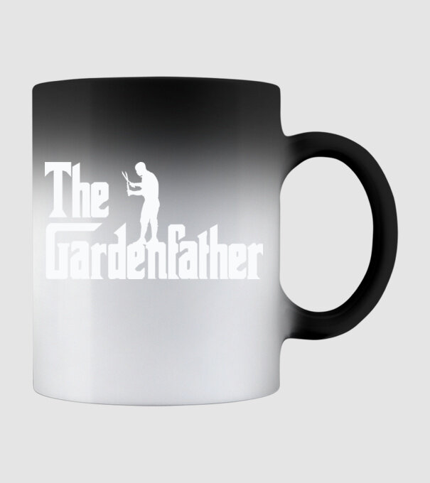 The Gardenfather model negru pe tricou
