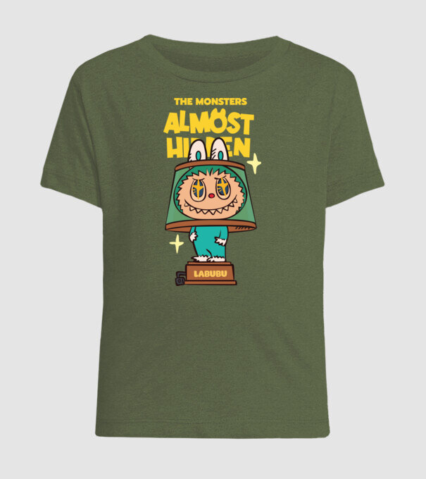 Almost Hidden model kaki pe tricou