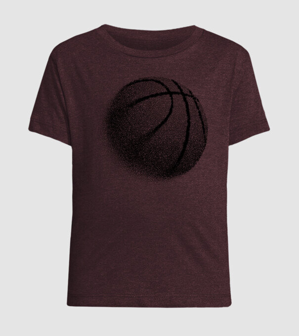 Basketball model bordo pe tricou