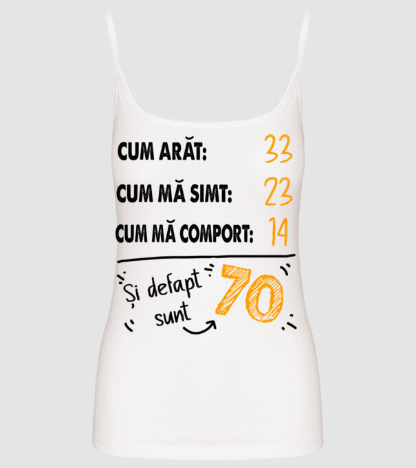 Aspect, senzație, comportament 70 Alb model alb pe tricou