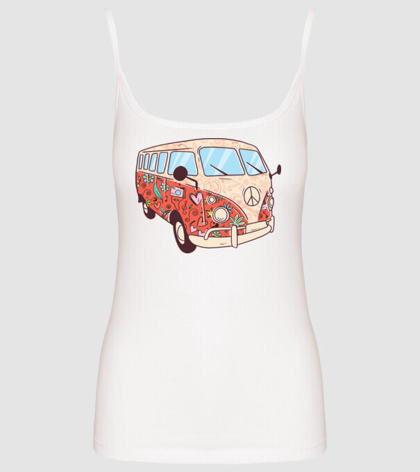 Autobuze model alb pe tricou