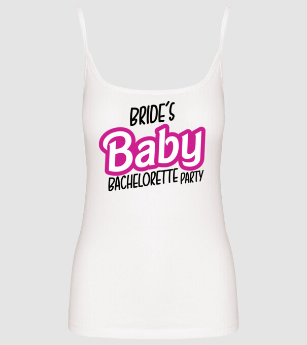 Bride Barbies baby model alb pe tricou