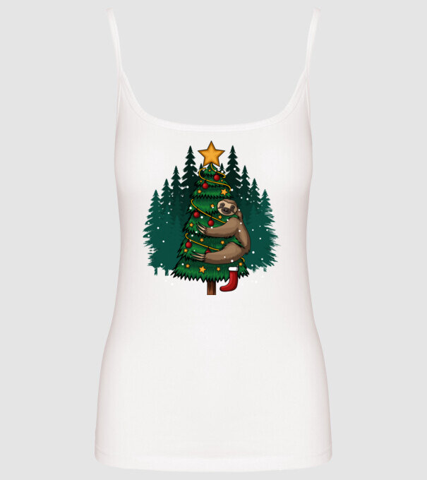 Christmas model alb pe tricou